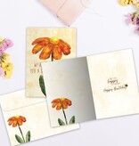 Bee Wishes Birthday Greeting Card