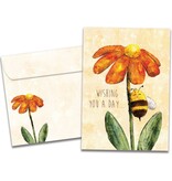 Bee Wishes Birthday Greeting Card