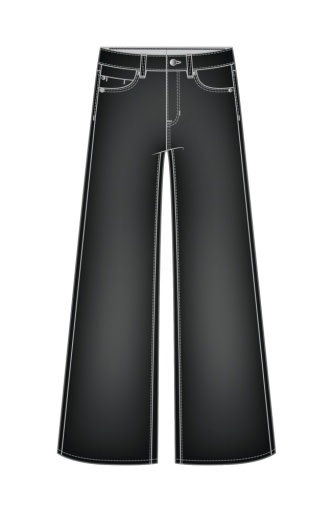 Liverpool Los Angeles stride crop wide 28 ins