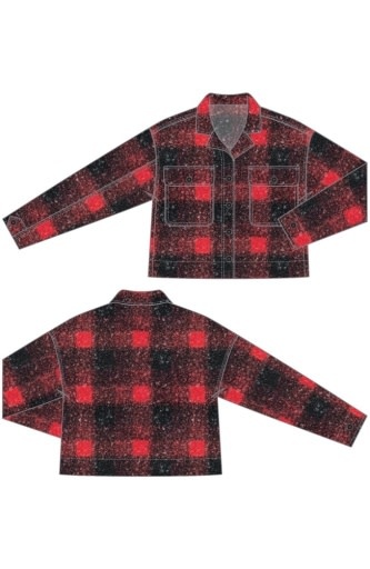 Liverpool Los Angeles button front boxy shacket