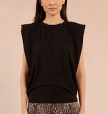Molly Bracken Black Ladies Knitted Tee