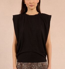 Molly Bracken Black Ladies Knitted Tee