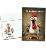 Wake up and Scream Birthday Greeting Card