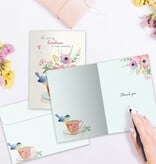 Teacup Kindness Thank You Greeting Card