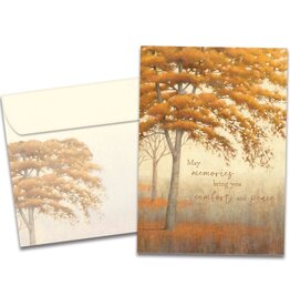 Autumn Memories Sympathy Greeting Card