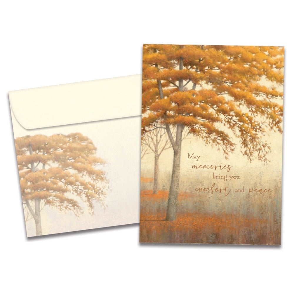 Autumn Memories Sympathy Greeting Card