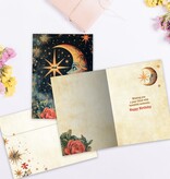 Crescent Moon Wish Birthday Greeting Card