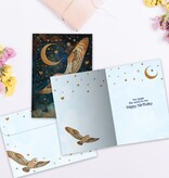 Lucky Owl Birthday Greeting Card