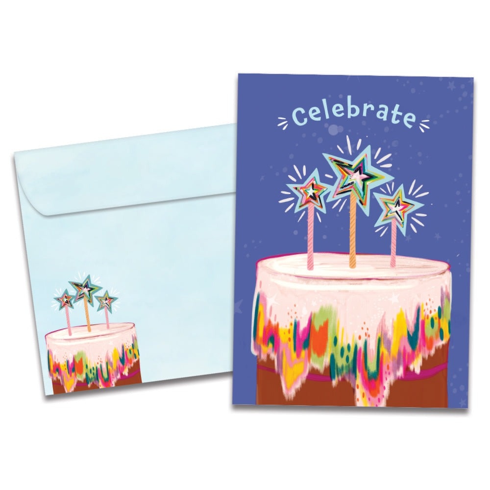 Celebrate Sparkle Birthday Greeting Card