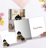 A Day Over Fabulous Birthday Greeting Card