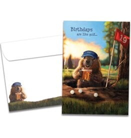 Like Golf Birthday Greeting Card