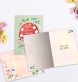 Mushroom House New Home Greeting Card