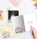 Wonderful Journey Wedding Greeting Card