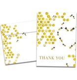 Bee Kind Thank You Greeting Card
