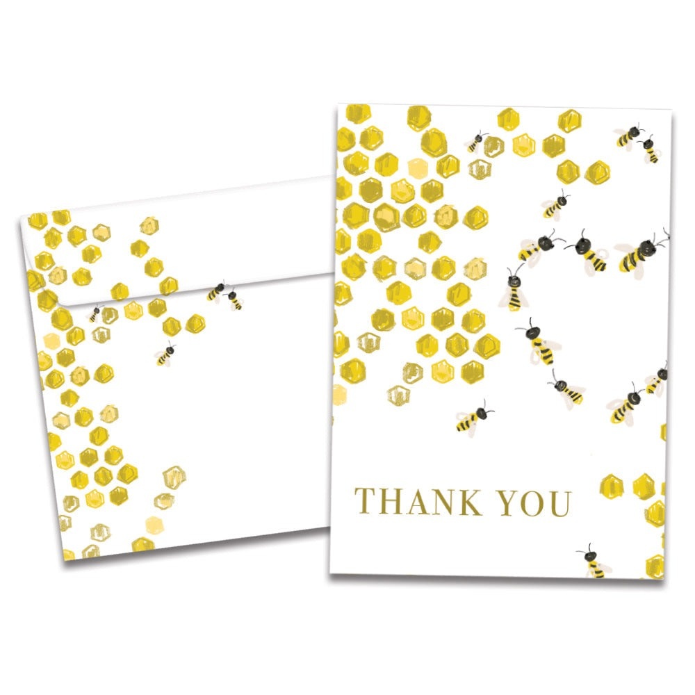 Bee Kind Thank You Greeting Card