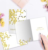 Bee Kind Thank You Greeting Card