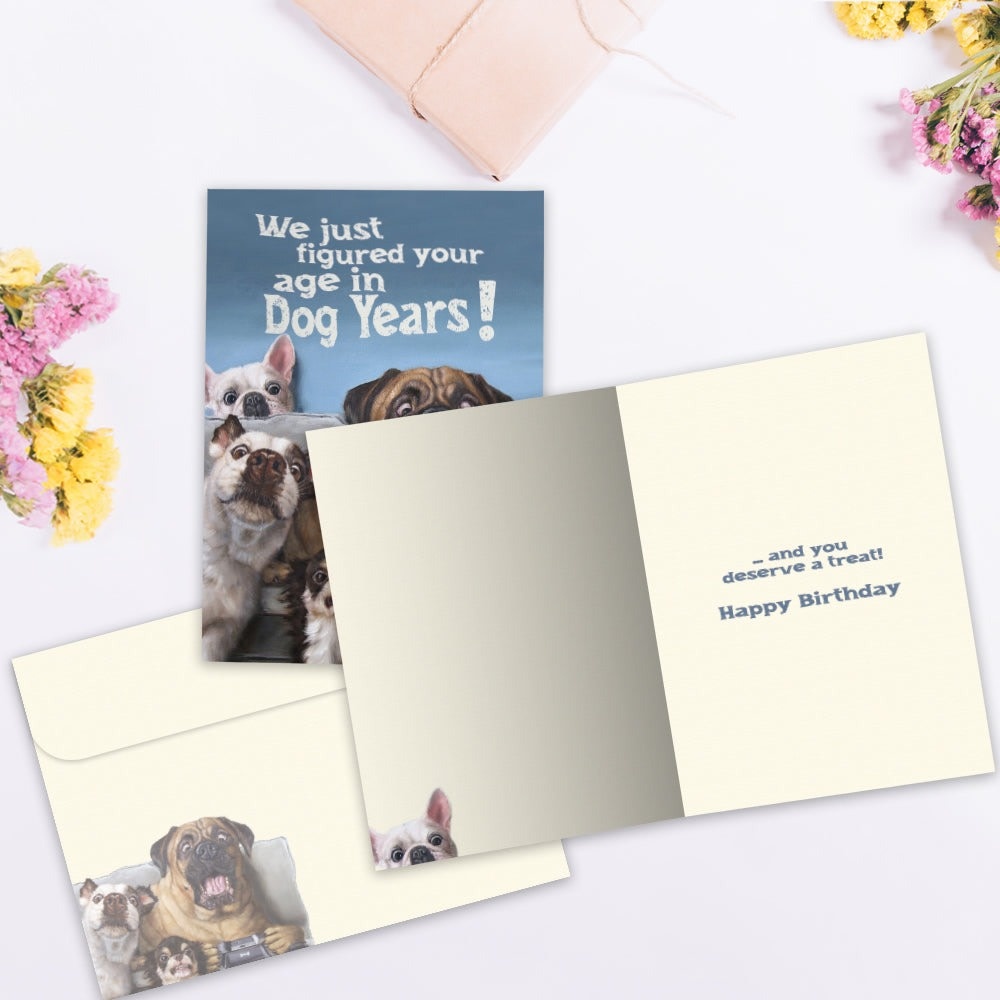 Dog Years Birthday Greeting Card