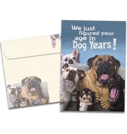 Dog Years Birthday Greeting Card