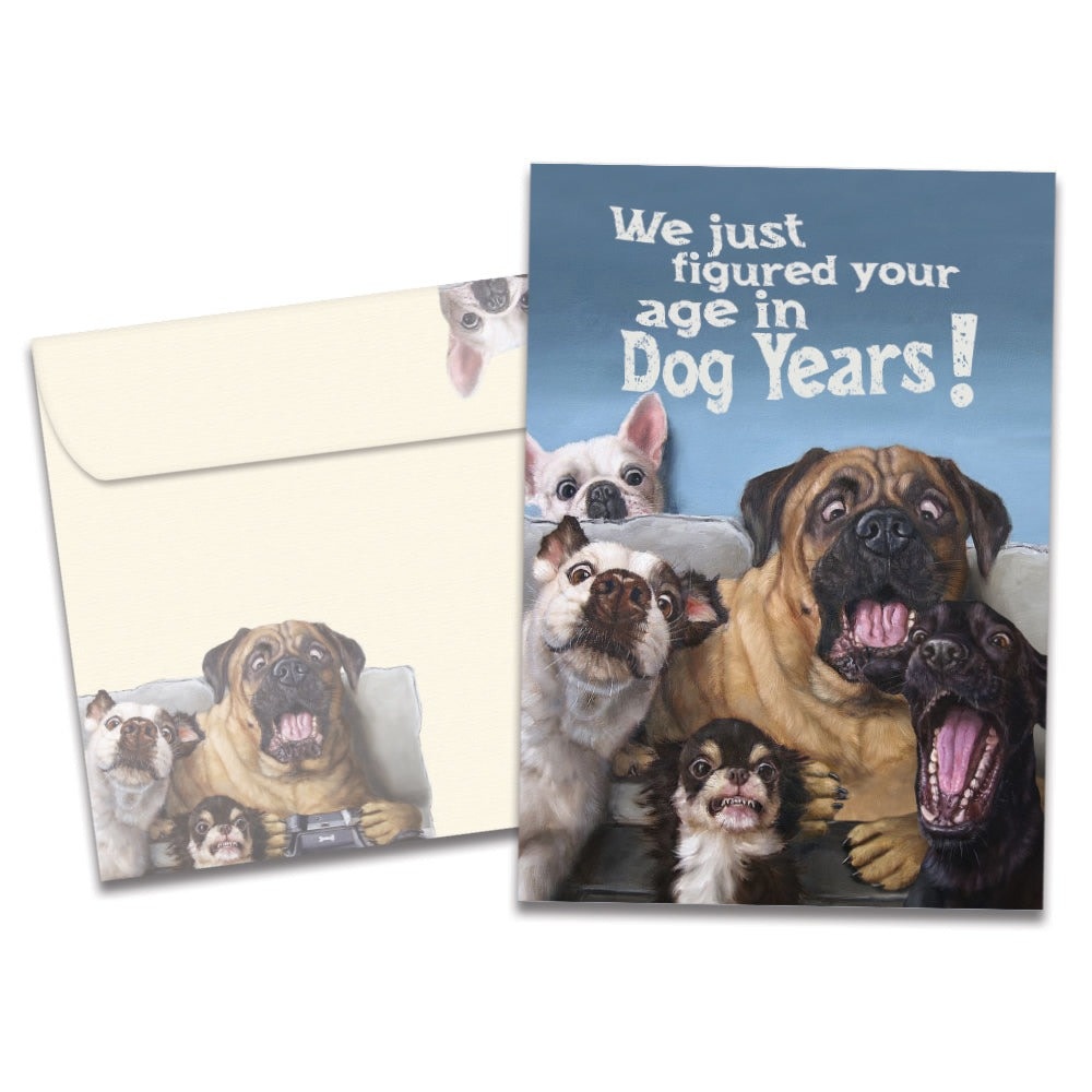 Dog Years Birthday Greeting Card