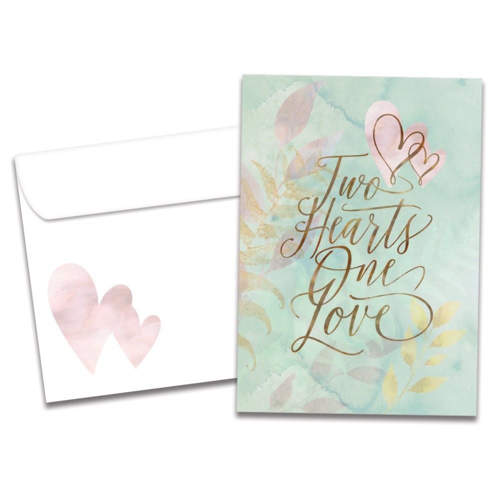 Two Hearts Wedding/ Wedding Shower Greeting Card