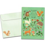 Woodland Welcome New Baby Greeting Card
