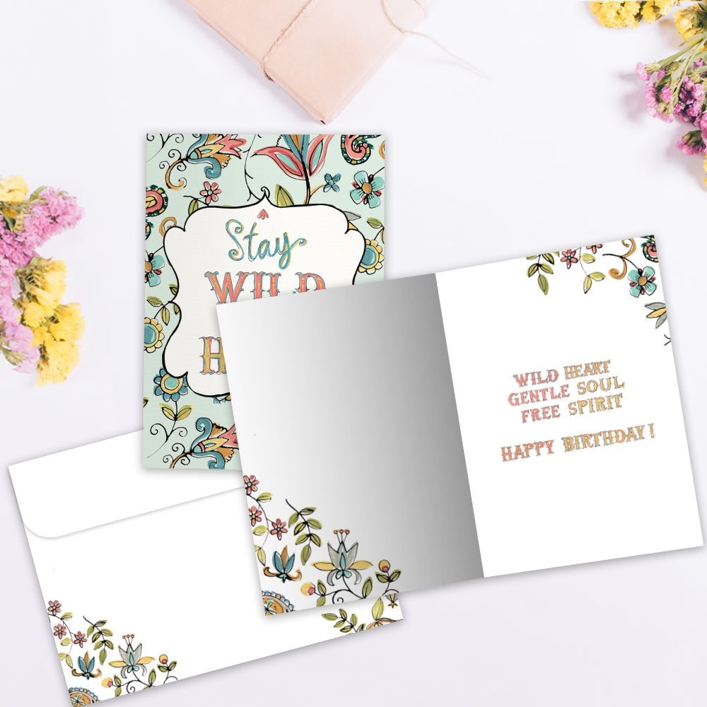 Wild at Heart Birthday Greeting Card