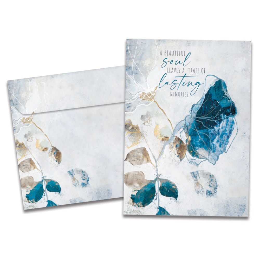 Lasting Memories Sympathy Greeting Card (blank inside)