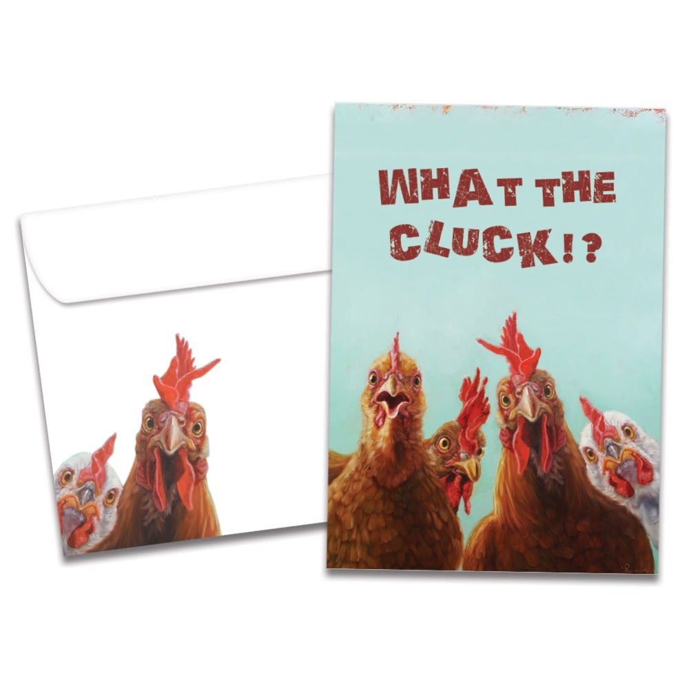 What the Cluck Birthday Greeting Card