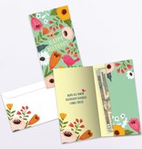 Bird Hope Money Holder Birthday Greeting Card