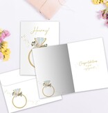 Hooray Ring Engagement Greeting Card