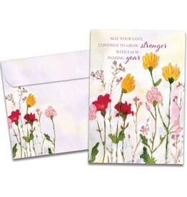 Stronger Love Anniversary Greeting Card