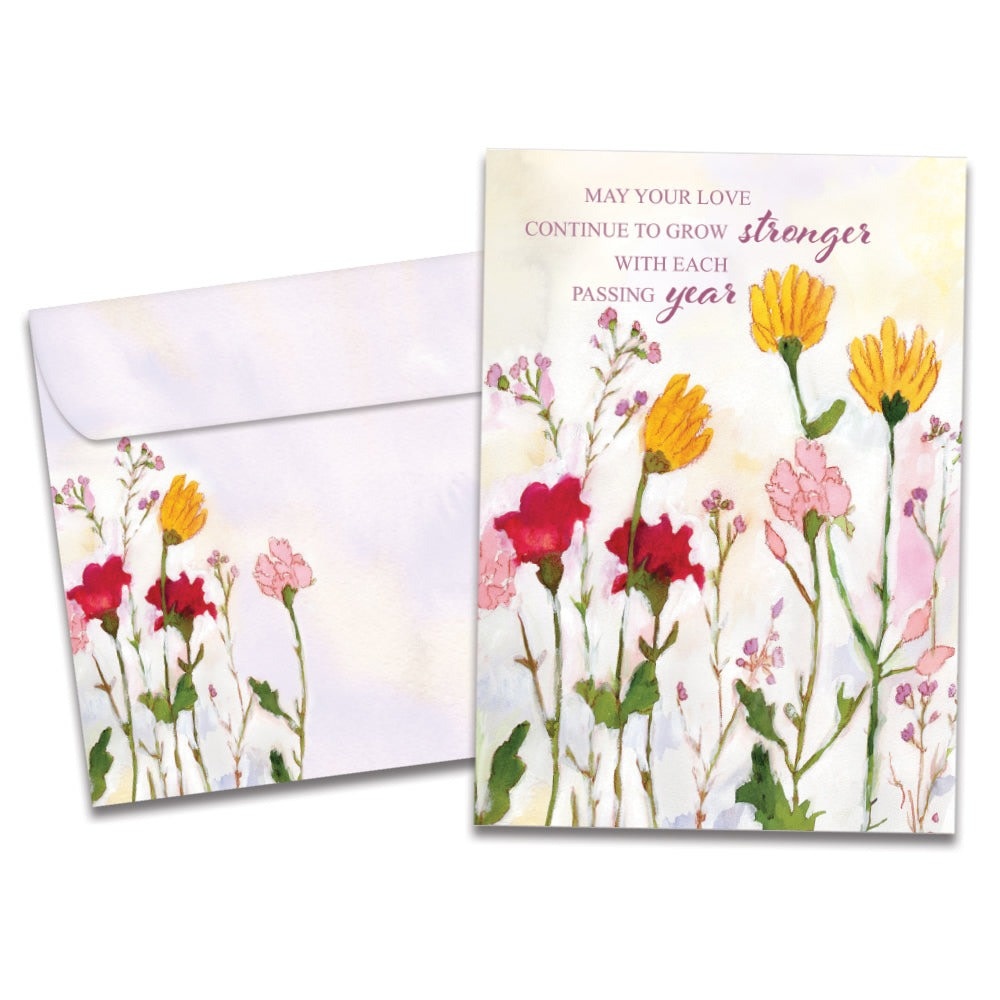 Stronger Love Anniversary Greeting Card