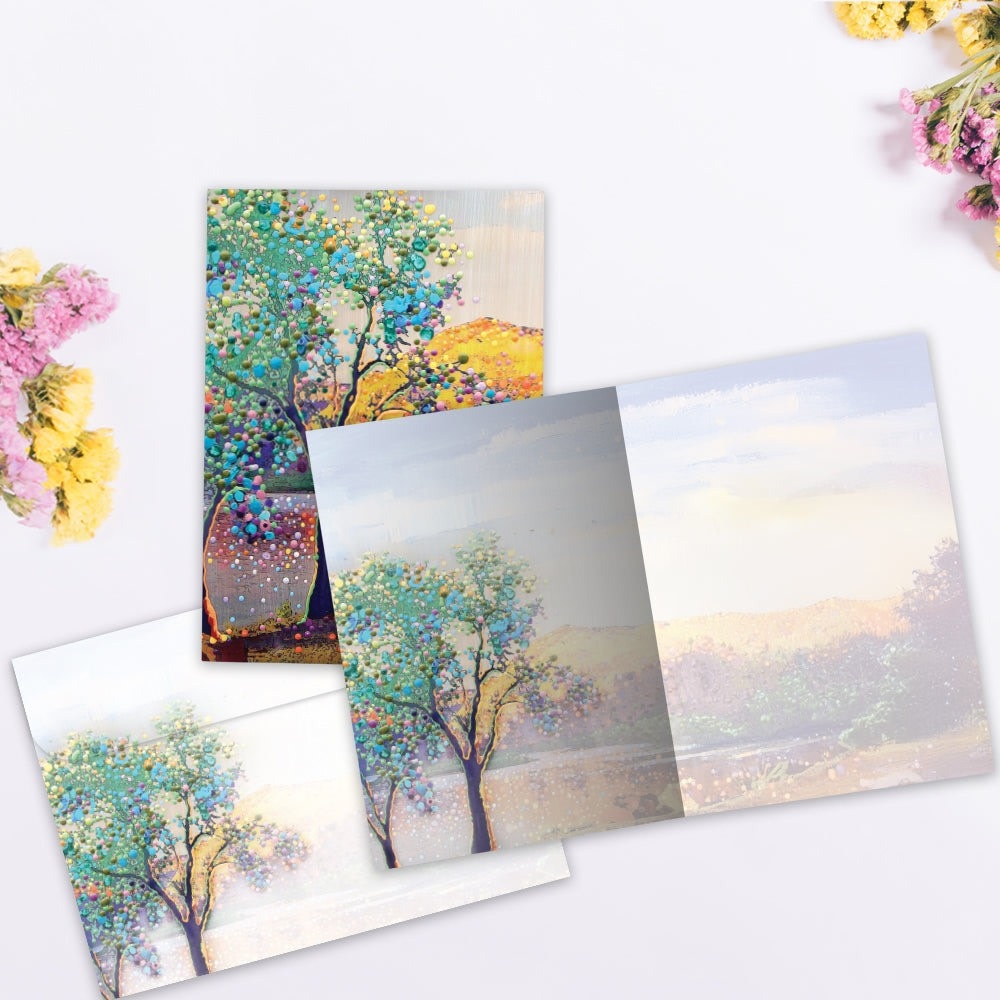 Lakeside Horizon All Occasion Greeting Card (blank inside)