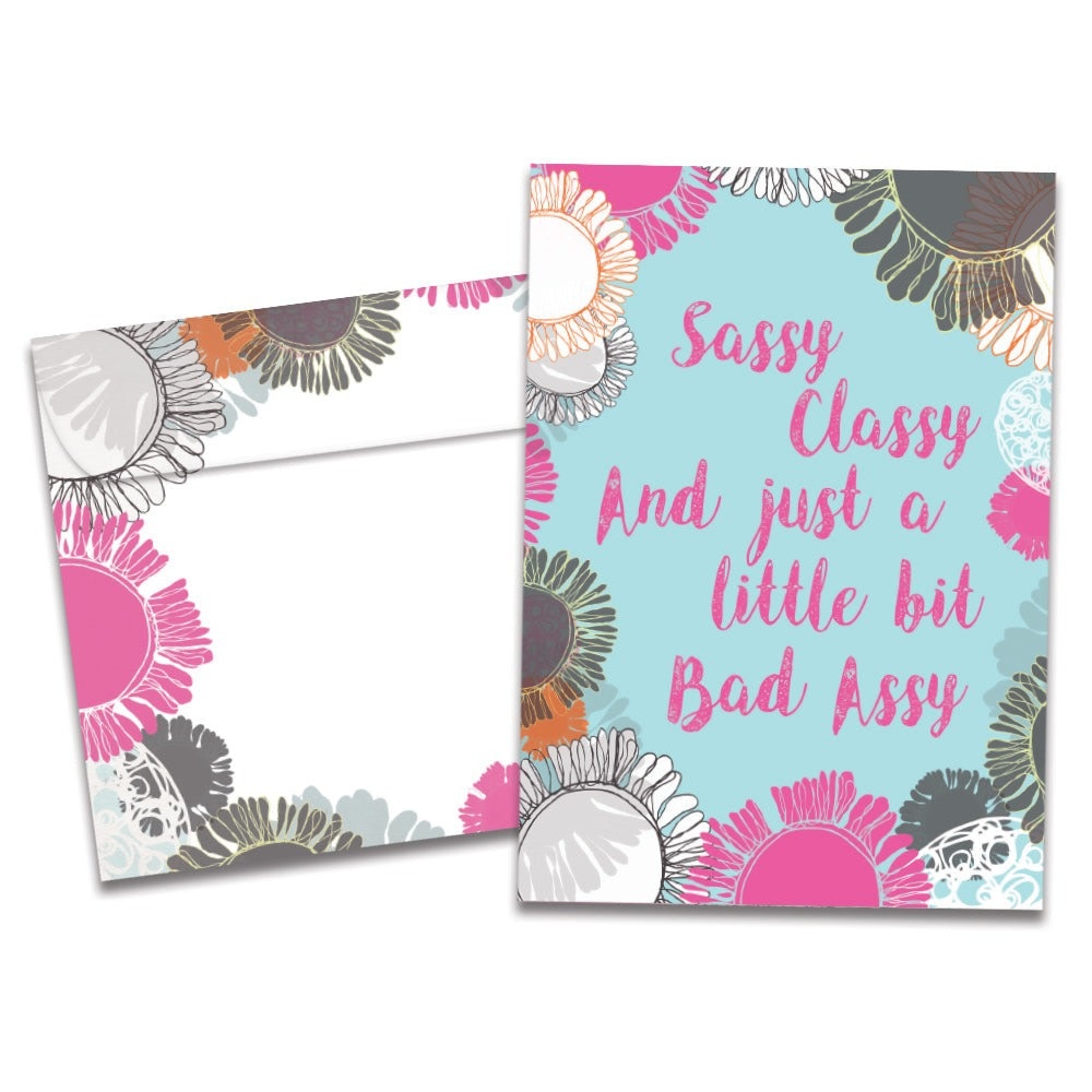 Sassy Classy Birthday Greeting Card