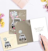 Just Married Wedding Greeting Card