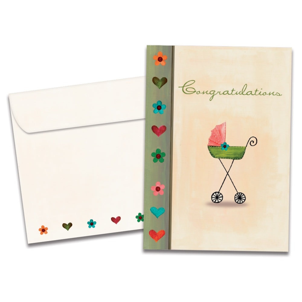 Small Beginnings New Baby Greeting Card