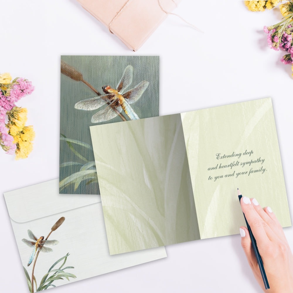 Dragonfly Sympathy Greeting Card
