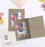 Shama Llama Birthday Greeting Card