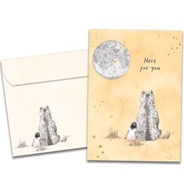 Comforting Bear Support & Encouragement Greeting Card