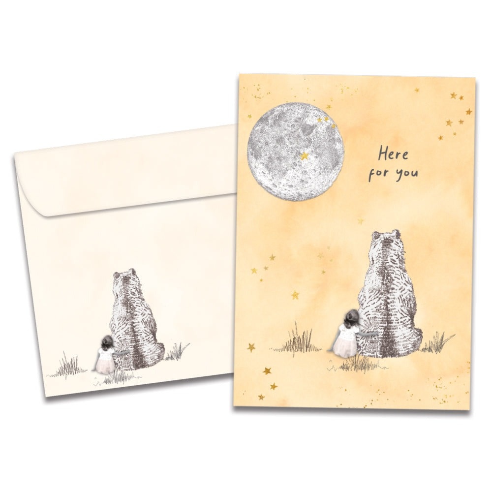 Comforting Bear Support & Encouragement Greeting Card