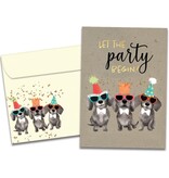 Party Dogs Birthday Greeting Card