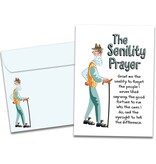 The Senility Prayer Birthday Greeting Card