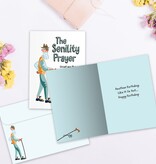 The Senility Prayer Birthday Greeting Card