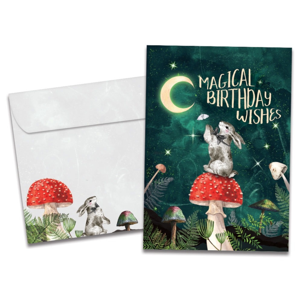 Magical Wishes Birthday Greeting Card