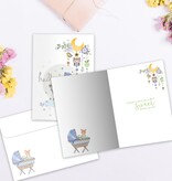 Hello Little One New Baby Greeting Card