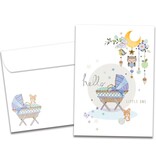 Hello Little One New Baby Greeting Card