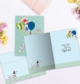 Spot On Dog Birthday Greeting Card