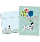 Spot On Dog Birthday Greeting Card