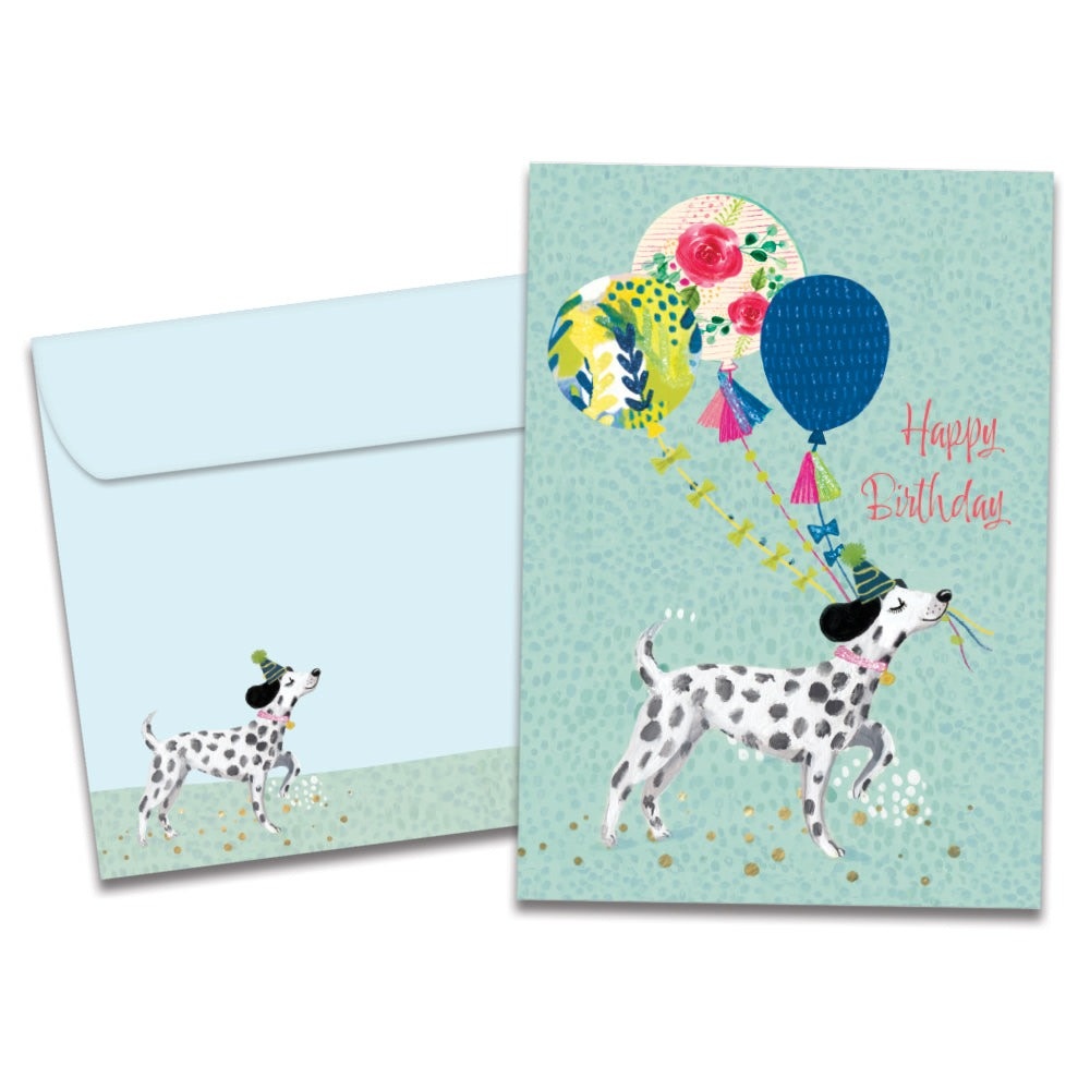 Spot On Dog Birthday Greeting Card
