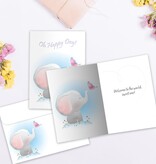 Happy Day Elephant New Baby Greeting Card